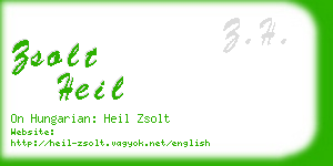 zsolt heil business card